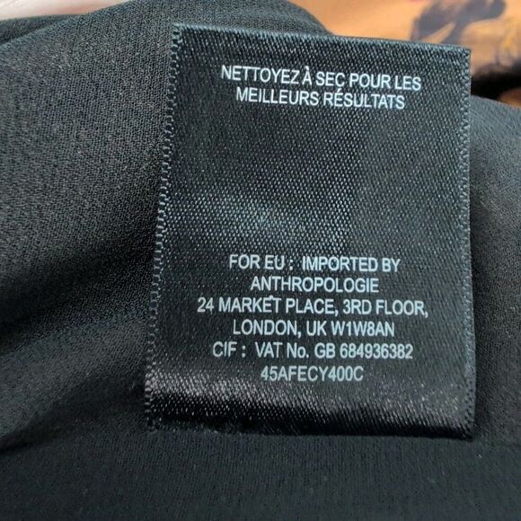 Anthropologie MAEVE Pintura 100% Silk Shift Dress Size XS Floral Short Sleeve - Picture 7 of 9